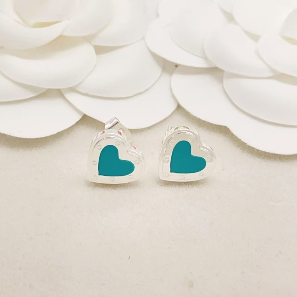 Tiffany & Co. Silver Heart Earrings